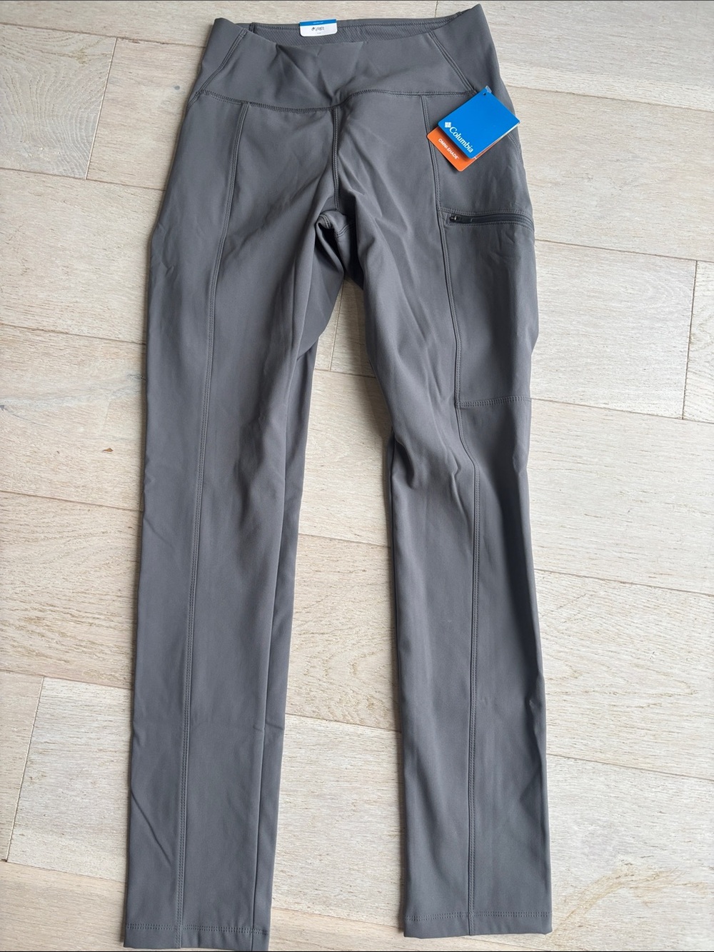 Columbia Men's Taupe Stretch Joggers with Zip Pocket